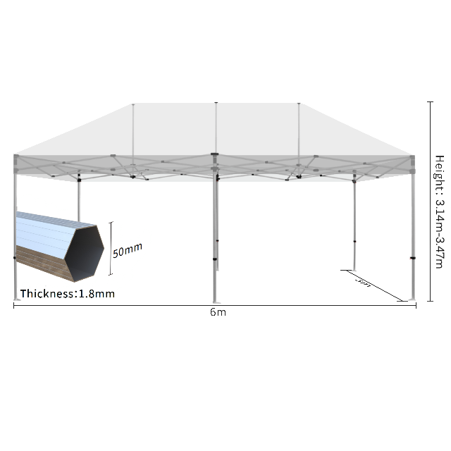 Durable Aluminum Marquee Tent 3*6