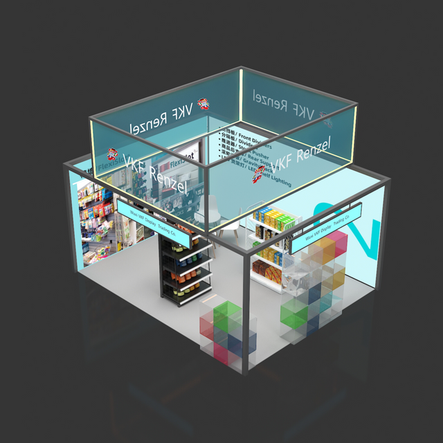 Customized Trade Shows Booth Set-up System For Product Showcases