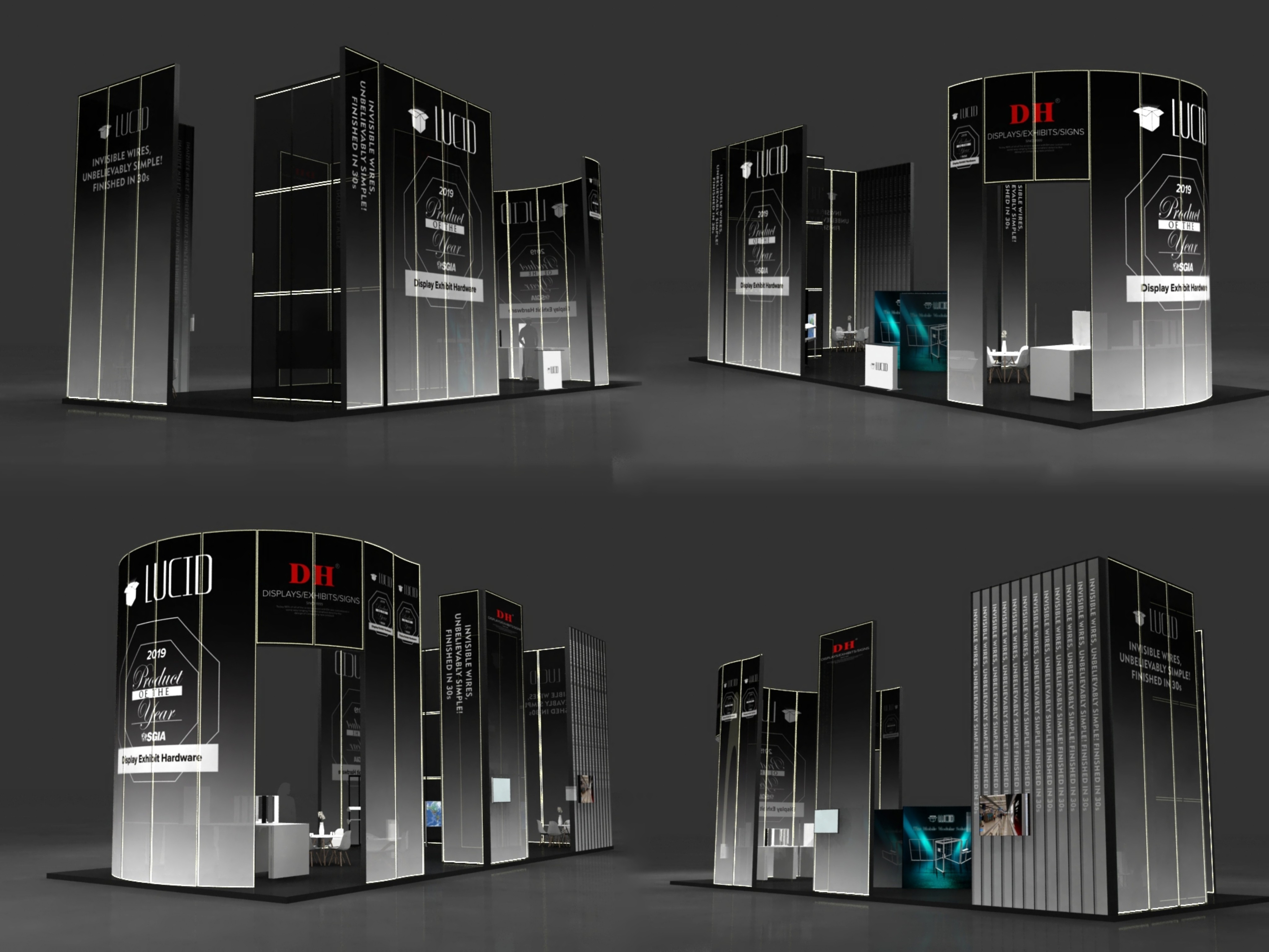 customized design pop-up shop booth set-up system 16