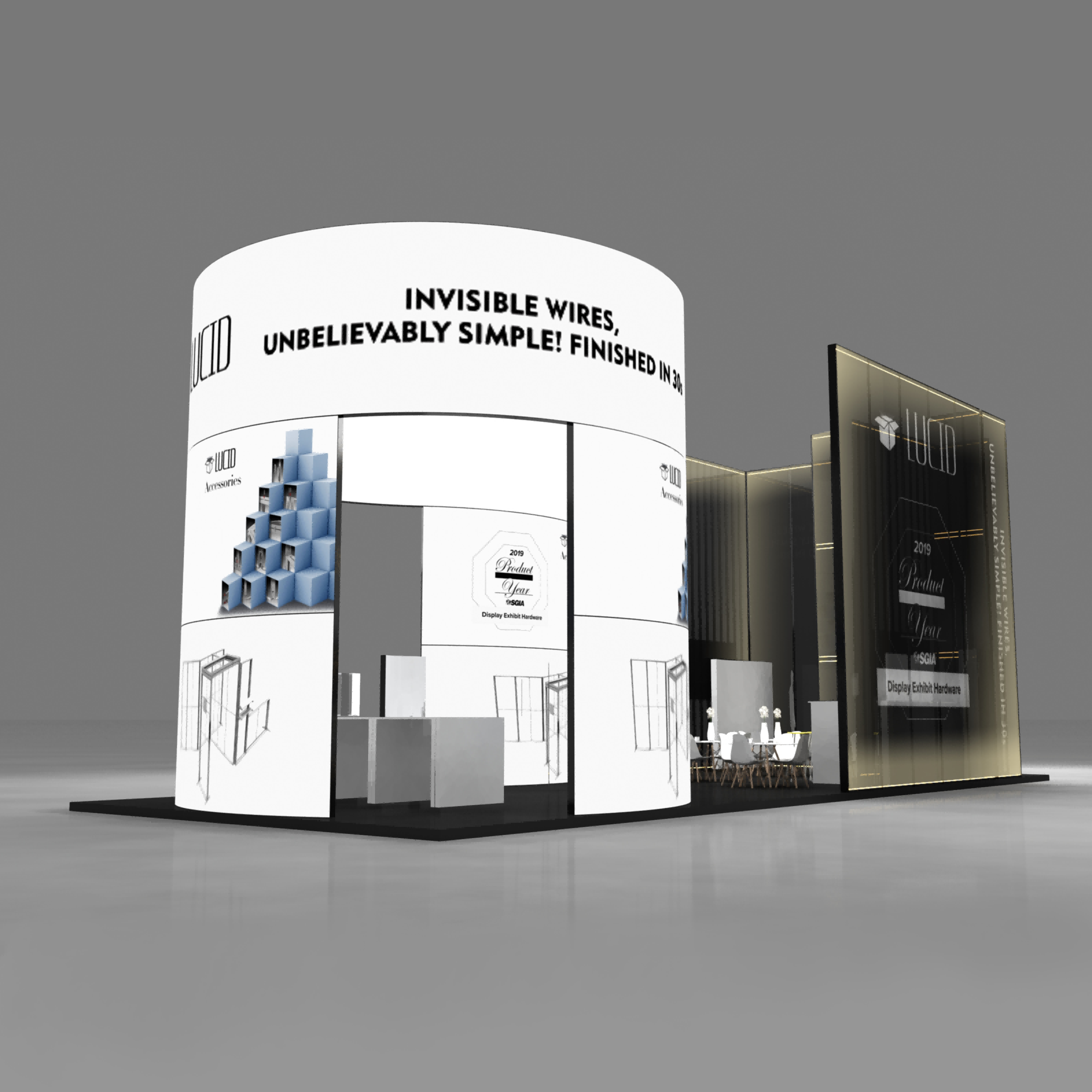 Customized Design Advertising Conveniently Booth Setup System 6*15m