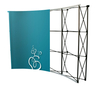 Hot sell Black magnetic Curved Pop Up Wall for trade show