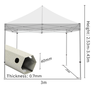 Military Traditional Canvas Marquee Tent 3*3