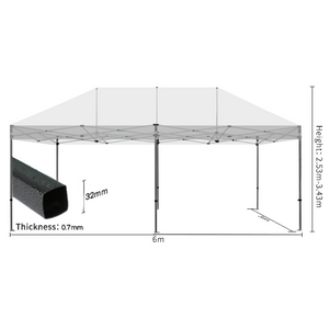 Wind-resistant Aluminum Marquee Tent 3*6