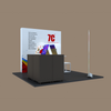 Creative Popup Store Booth Set-up System For Information Sharing