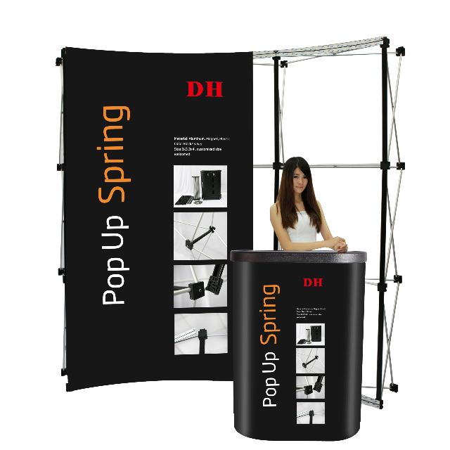 Curved Plastic Display Stands for Supermarkets 1