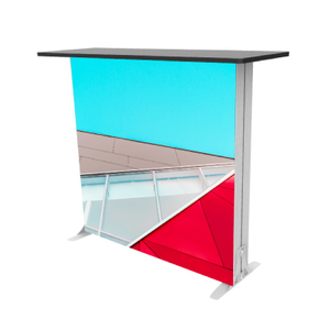 Portable Lightweight Aluminum Light Box Exhibition Counter