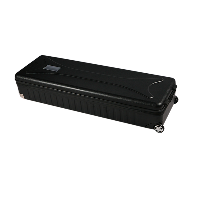 Black Molded Plastic Case with Wheel 