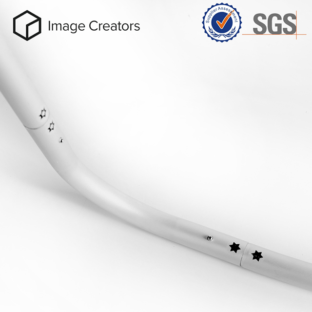 Durable Wave Tube W Shape display stands